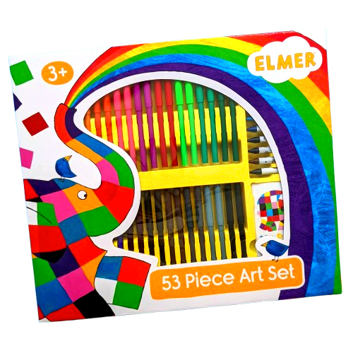 Giant 53 Piece Art Set - Elmer