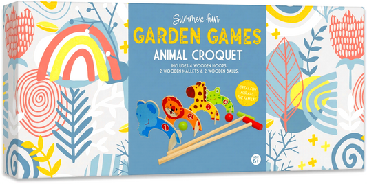 Animal Design Croquet Set - Summer Fun Games