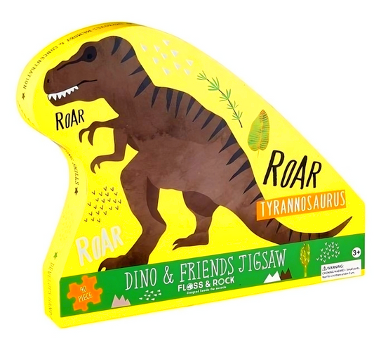 Floss & Rock: Dino & Friends Jigsaw 40 Piece