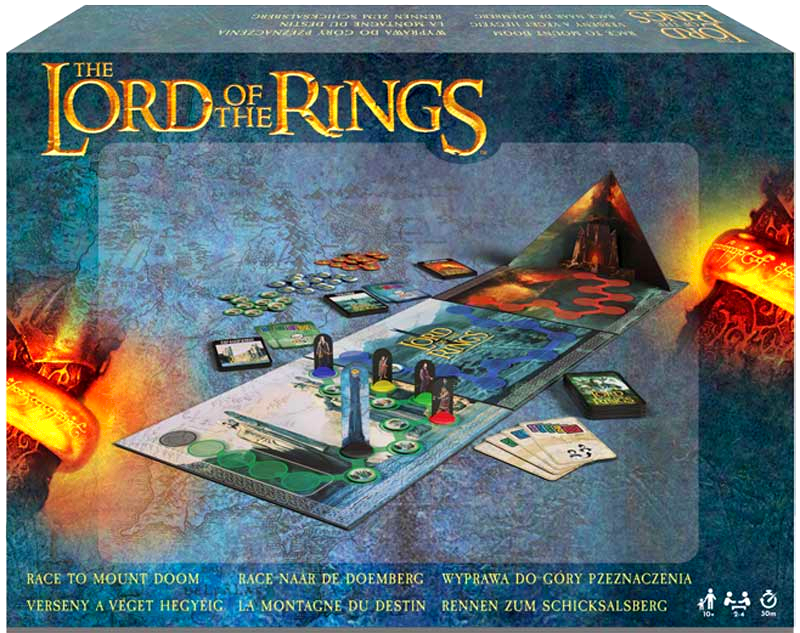 Lord Of The Rings: Race To Mount Doom by Cartamundi – book cover