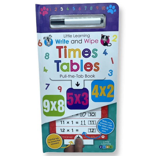 Write & Wipe Times Table (Pull The Tab Book)