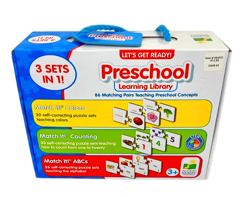 Ready Se T Library Preschool Learning Library (Let's Get Ready 3 Sets In 1) β BookXcess