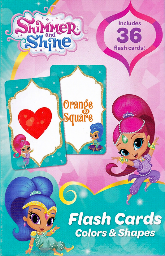 Nickelodeon Shimmer And Shine: Colors & Shapes Flash Cards