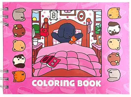 Cute Bears Assorted Spiralbound Colouring Book (4 Title X 6 Assorted)