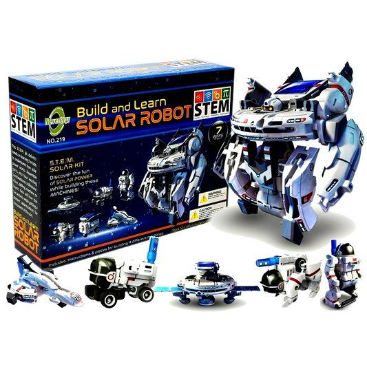 219  7 In 1 Build And Learn Solar Robot