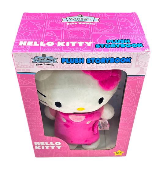 Hello Kitty Zoobies Plush Story Book Stuffed Animal