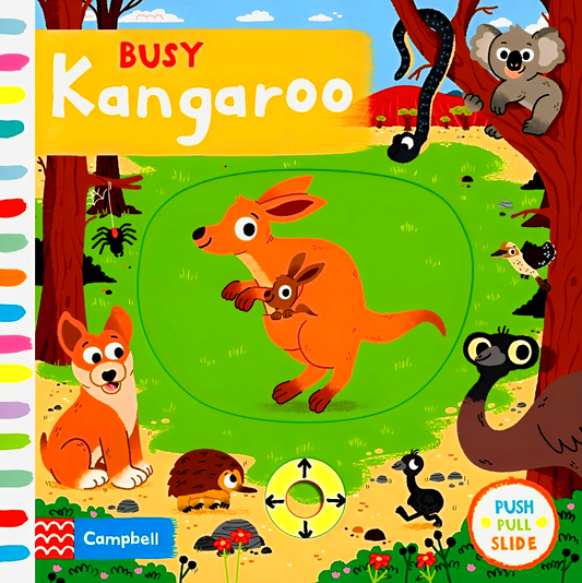 Campbell: Busy Kangaroo (Push Pull Slide)