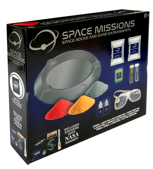 Space Mision: Space Rocks And Sand Experiments