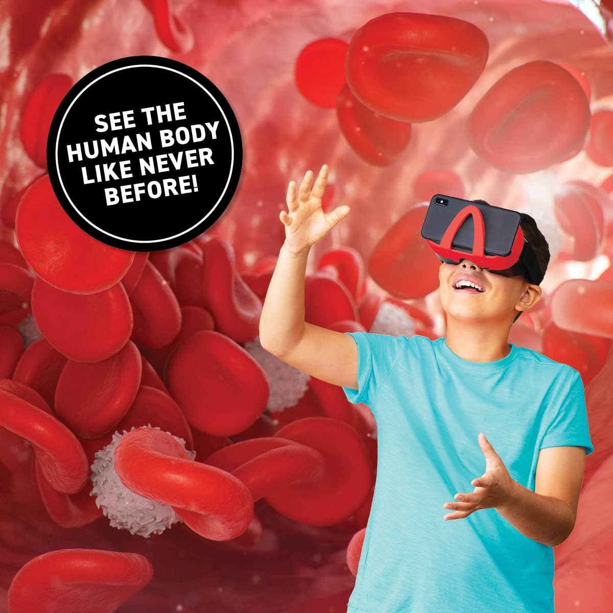 Abacus Brands Virtual Reality Human Body Gift Box - Kids STEM Kit, Ages 8+ – book cover