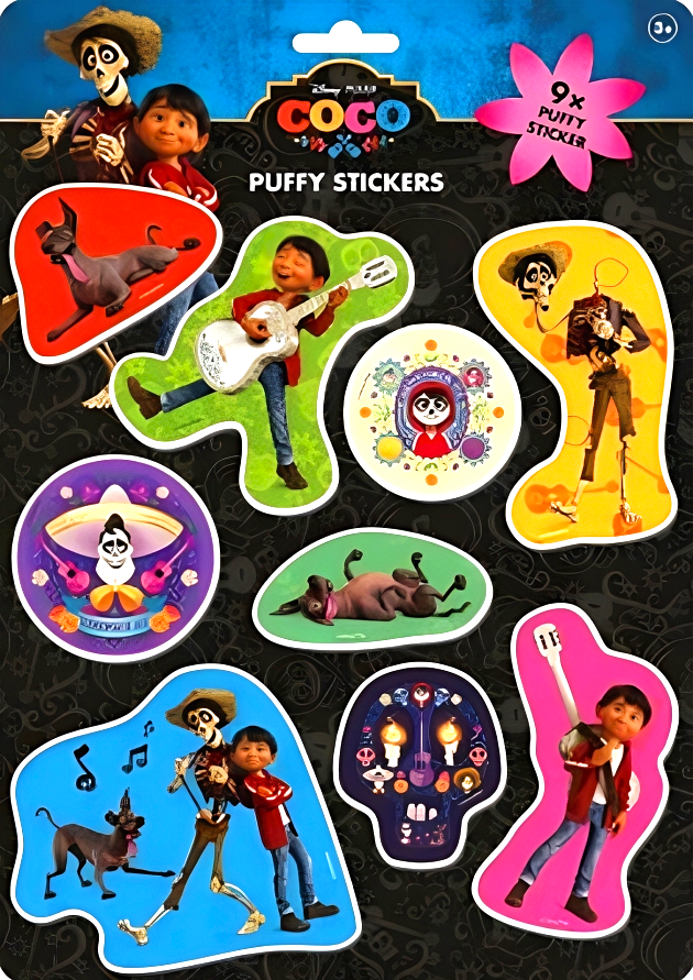 Coco Bongo Sticker Disney Pixar Coco: Puffy Stickers – BookXcess