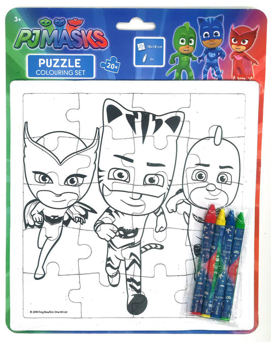 Pj Masks: Puzzle Colouring Set