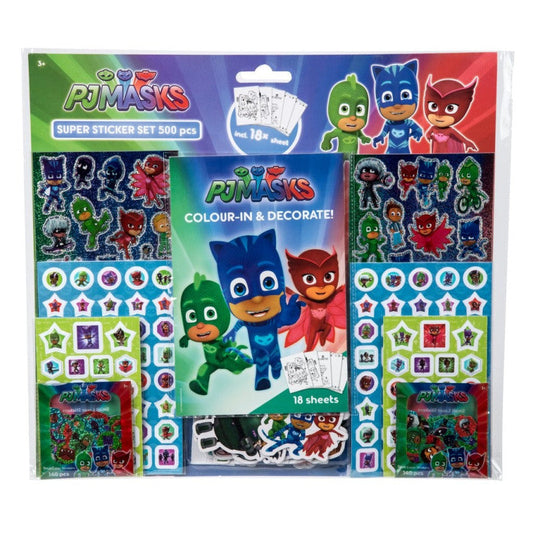 Pj Masks Super Sticker Set 500 Pieces