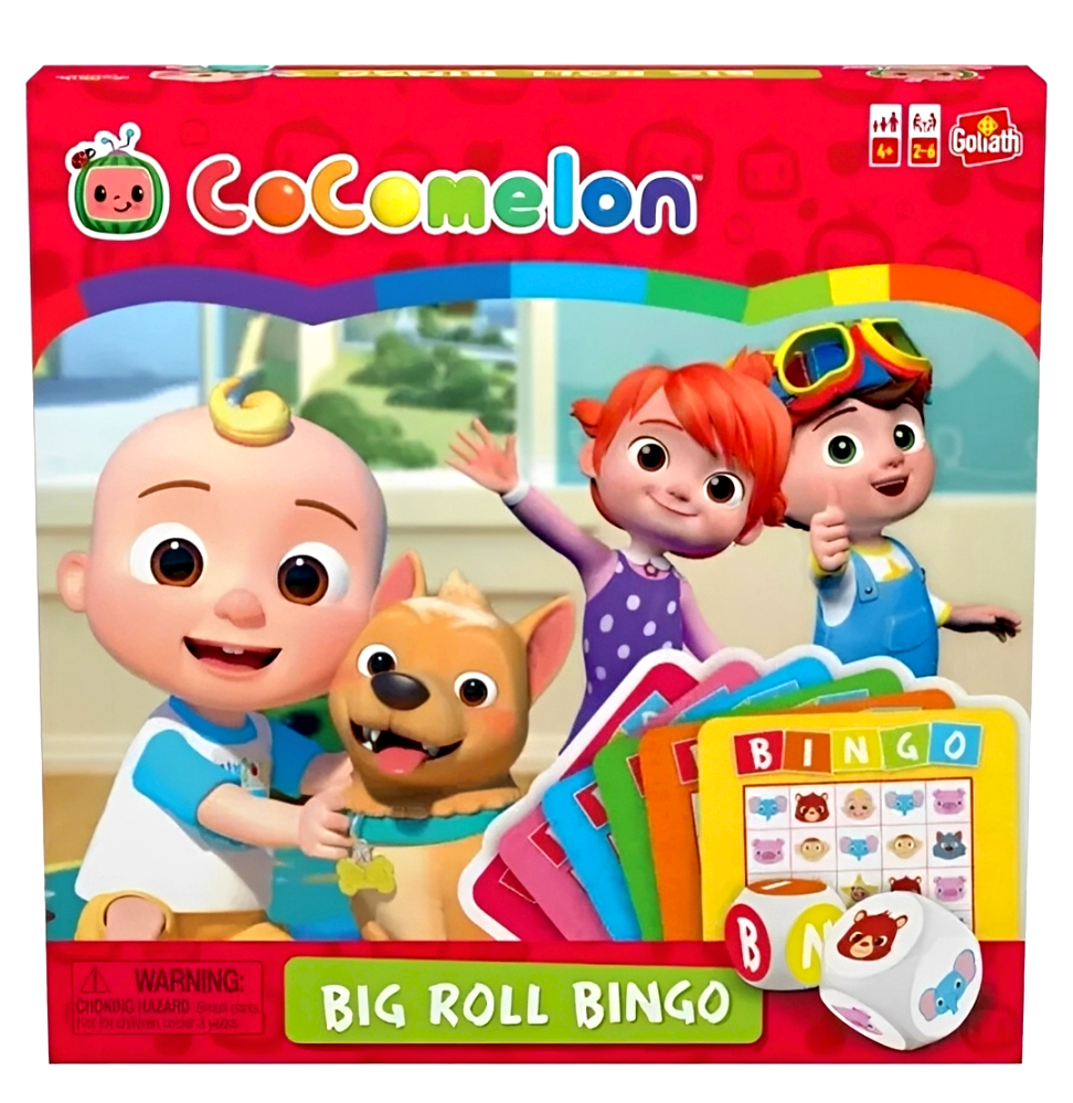 CoComelon Big Roll Bingo by Goliath Games – book cover