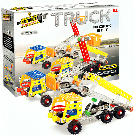 BMS Construct It- Truck Work Set (120 Pcs)