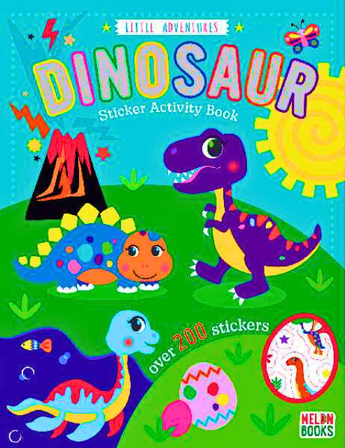 Little Adventures Dinosaur Sticker Activity Book