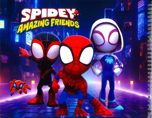 Spidey Amazing Friends Spiral Sketchbook