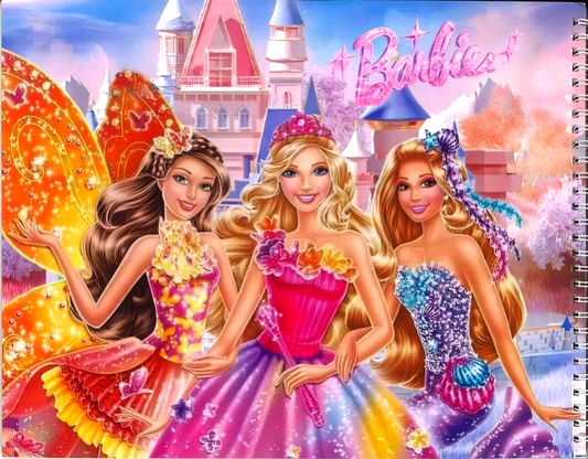 Barbie Spiral Sketchbook