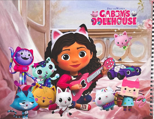 Gabby's Dollhouse Spiral Sketchbook