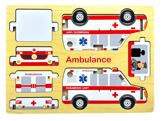 Ambulance Wood Puzzle