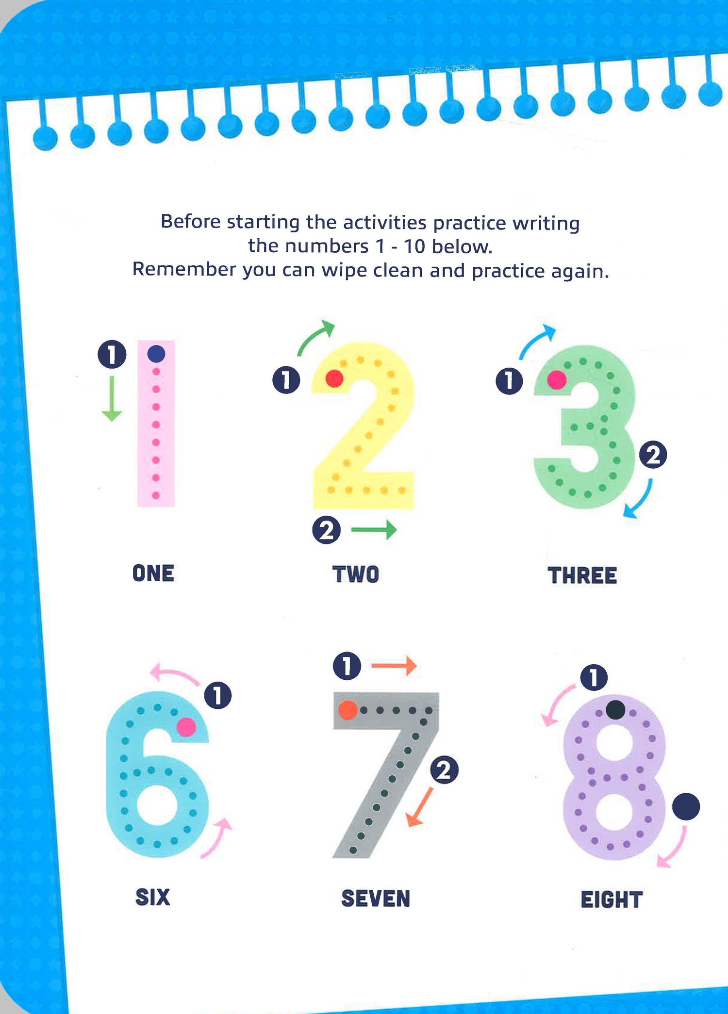 Wipe Clean Number Activities – BookXcess