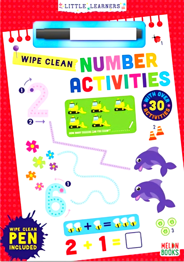 Wipe Clean Number Activities – BookXcess