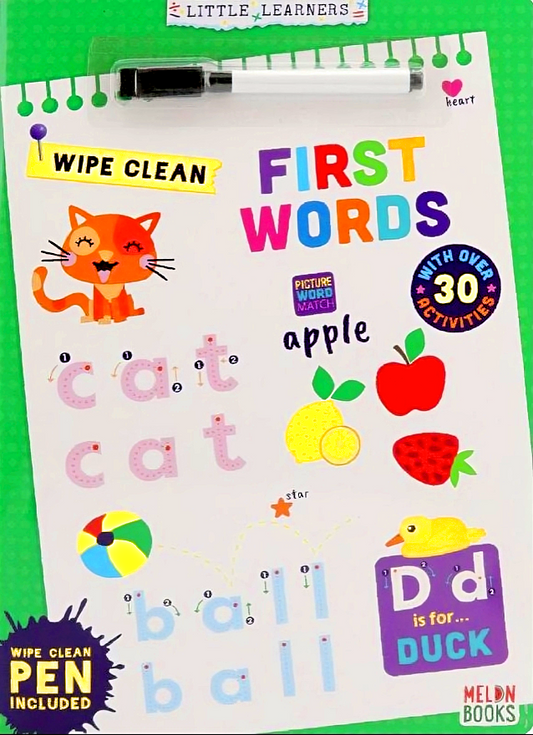 Wipe Clean First Words