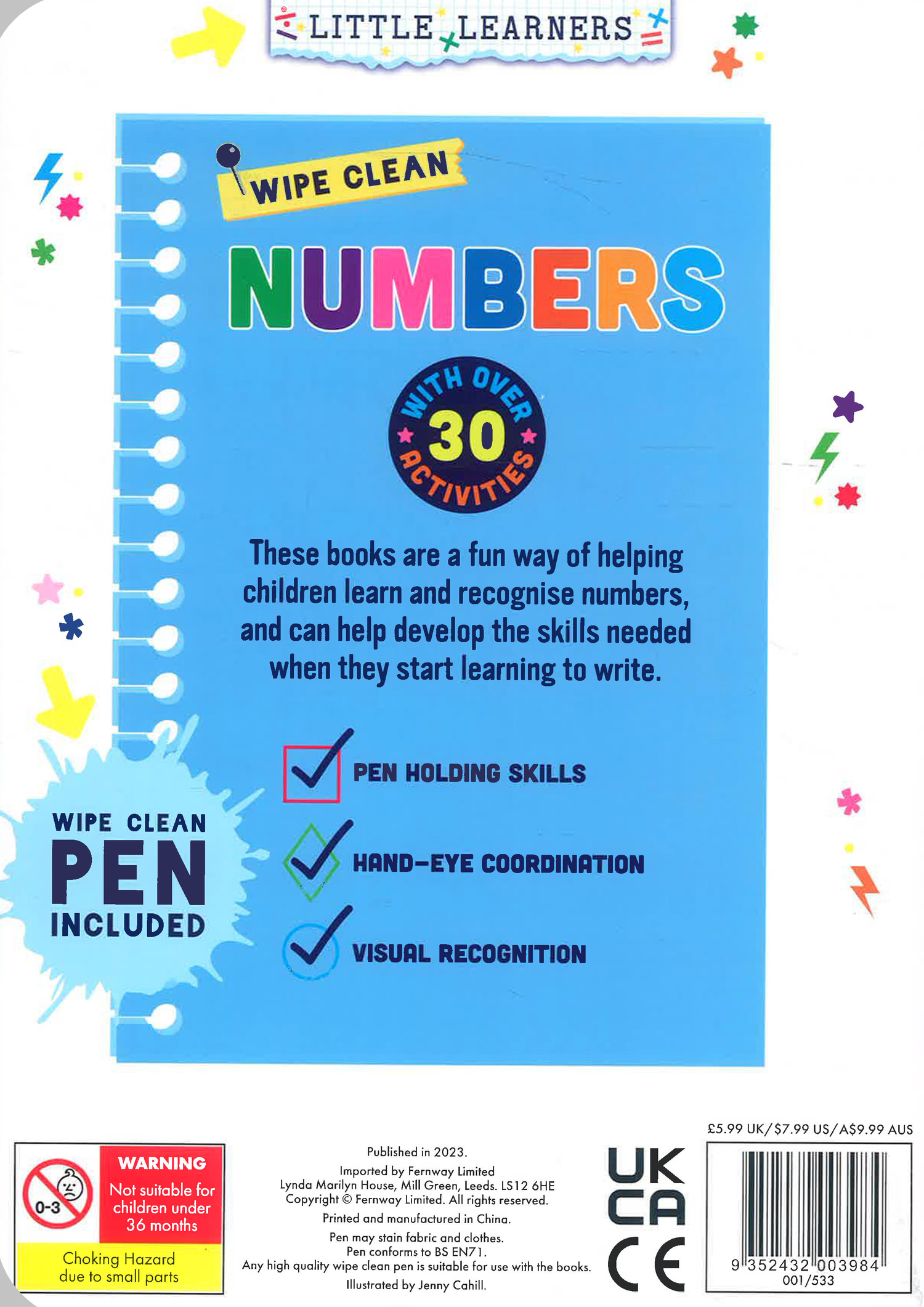 Numbers Wipe Clean – BookXcess