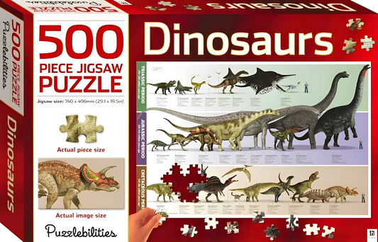 Puzzlebilities 500 Piece Jigsaw: Dinosaurs