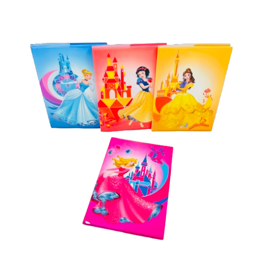 Ps 23421 A5 128P Jacket Pp Cover (With Glitters) Note Book (Princess)