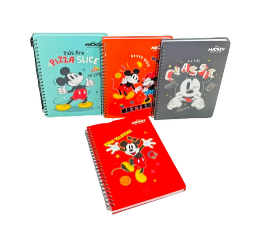 Mk 24201 A5 80S Wire-O Hard Cover Book (Mickey)