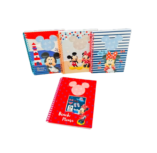 Mk 24288 A5 60S Plastic Spiral Fancy Note Book (Mickey)