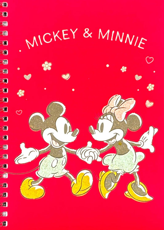 Mk 24295 A5 60S Wire-O Glitters Note Book (Mickey)