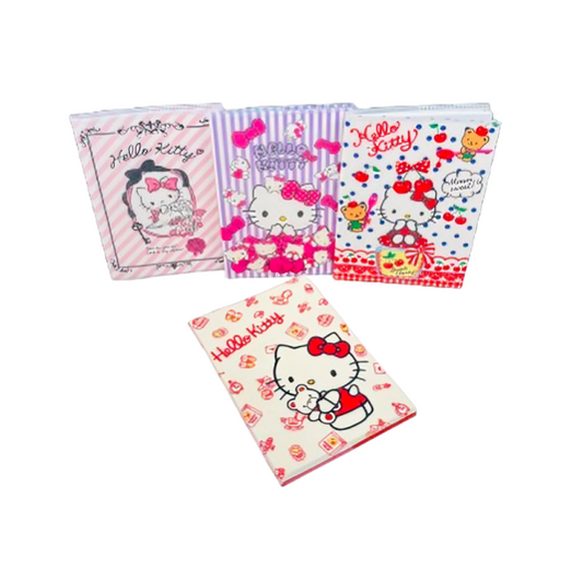Hk 29421 A5 128P Jacket Pp Cover (With Glitters) Note Book (Hello Kitty)