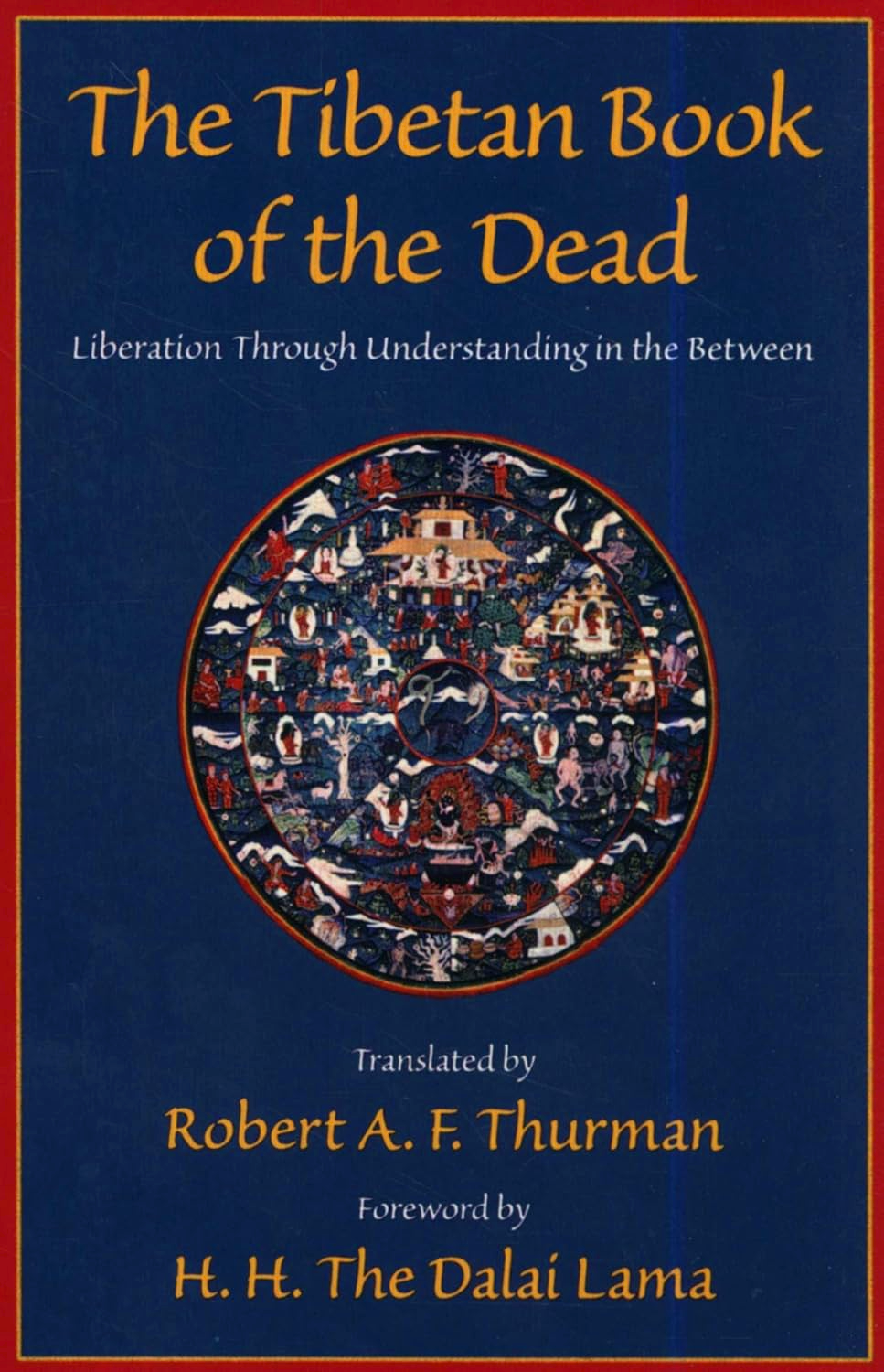 The Tibetan Book Of The Dead by Robert Af Thurman – book cover