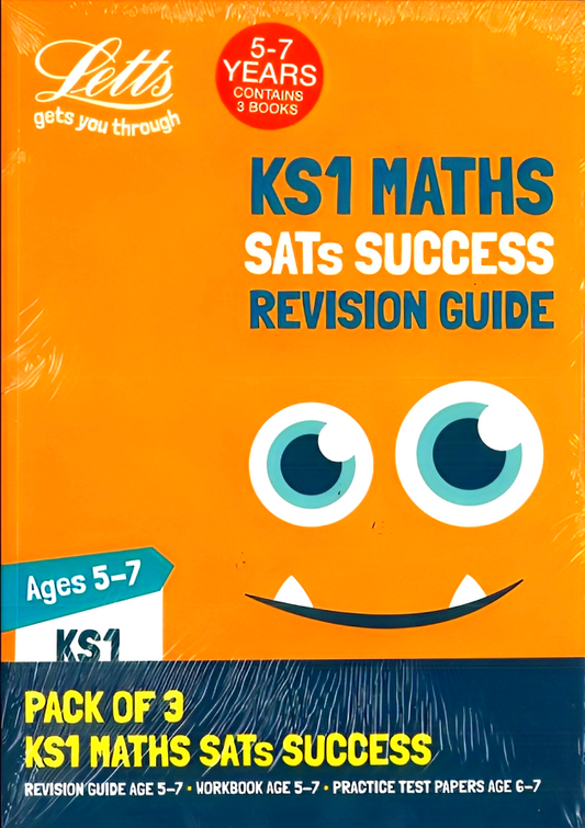 LETTS KS1 Maths Ages 5-7 (Set Of 3)