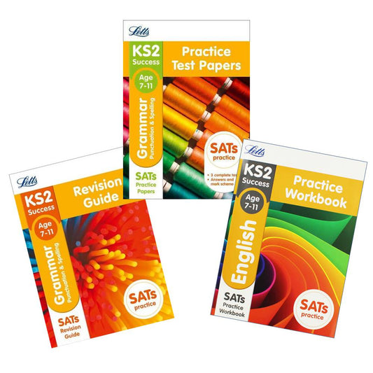LETTS KS2 Grammar Ages 7-11 (Set Of 3)