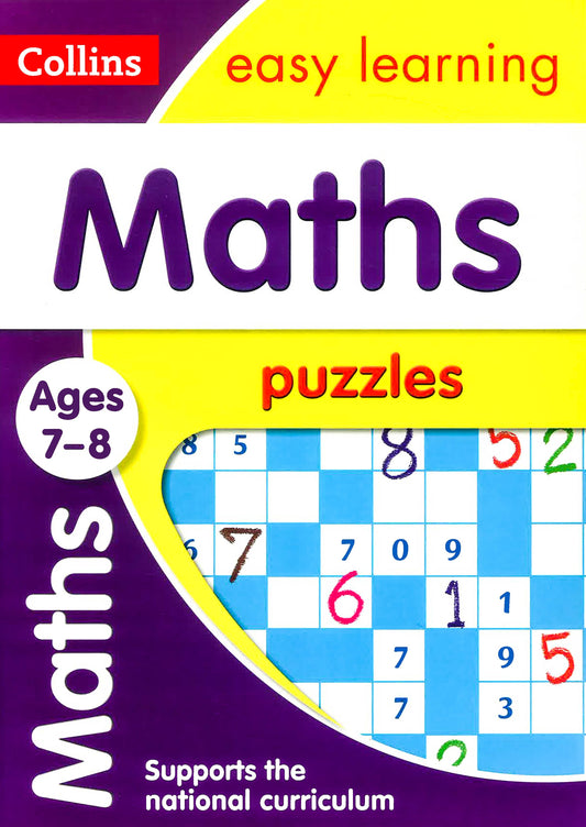 Maths Puzzles Ages 7-8 : Ideal for Home Learning