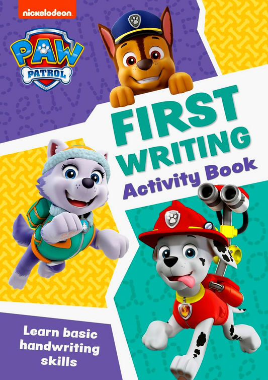 Paw Patrol First Writing Activity Book