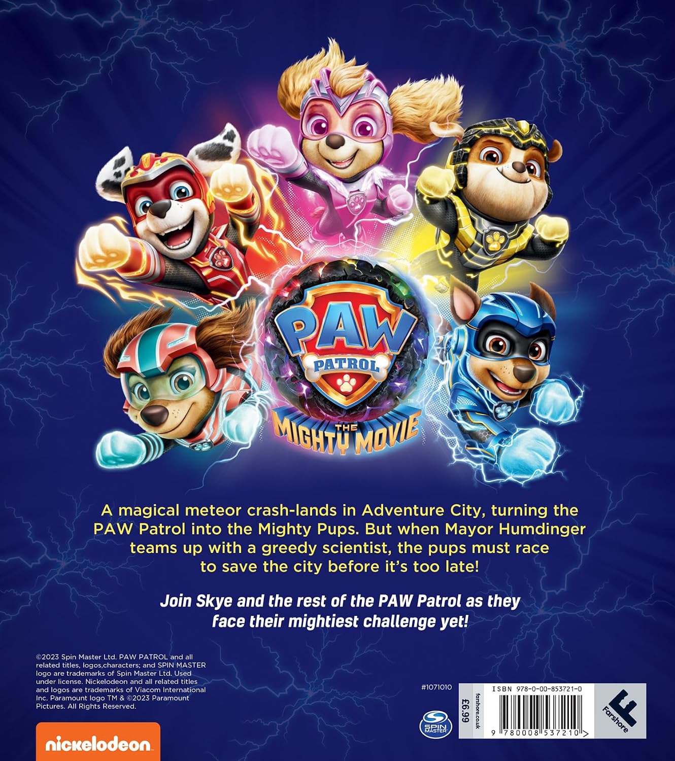 Paw Patrol: Mighty Movie Sticker Activity Book by Paw Patrol – book cover