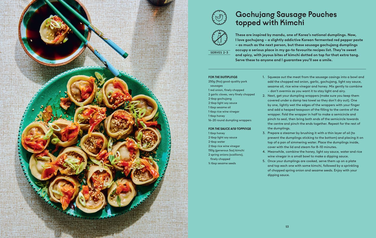 The World Is Your Dumpling. Big Flavours. 80 Gorgeous Recipes. by Emily Roz – book cover