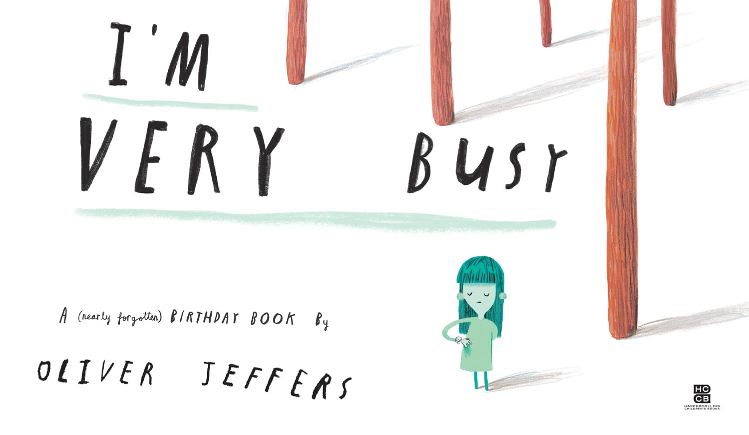 I'm Very Busy by Oliver Jeffers – book cover