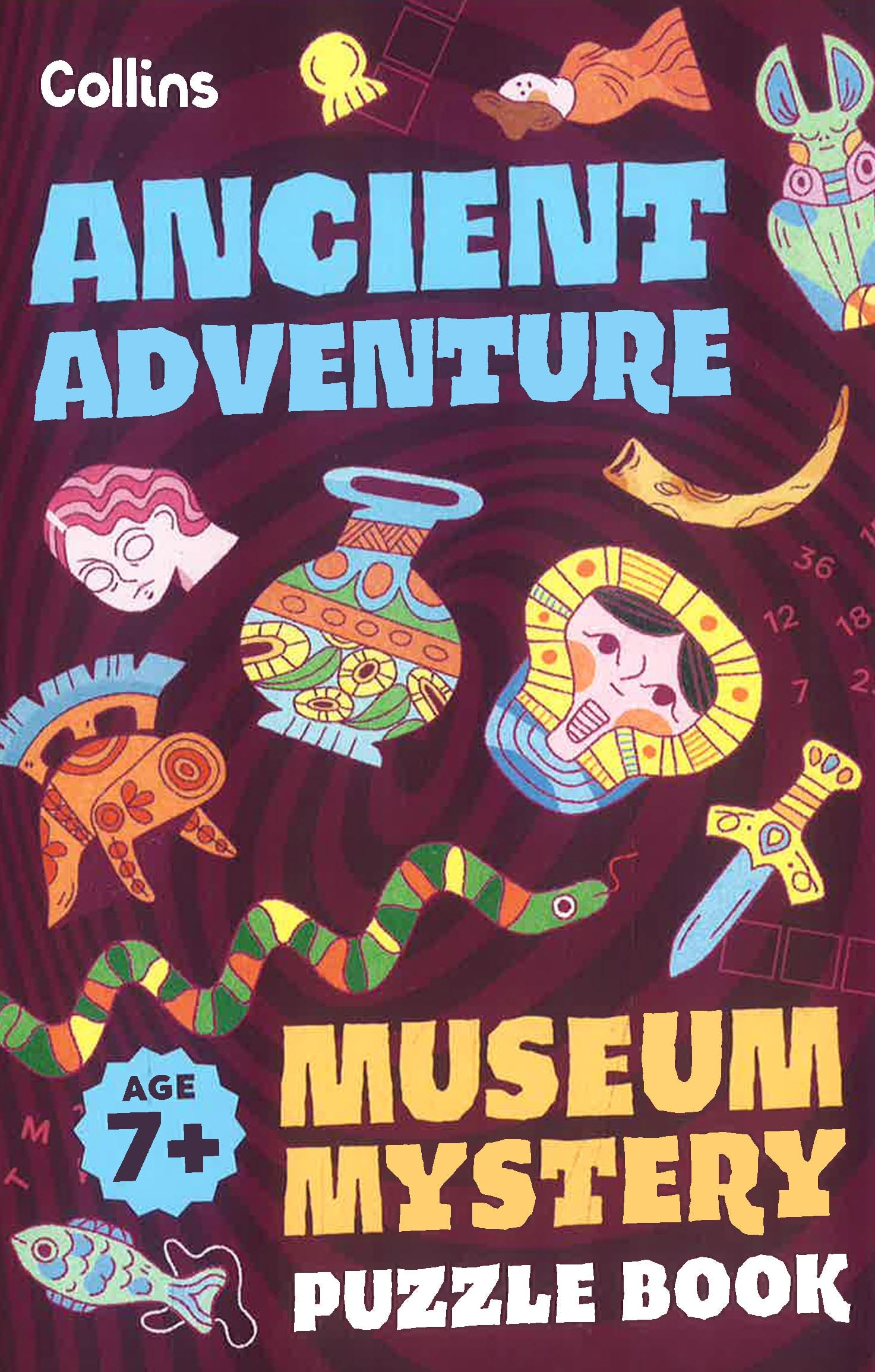 Collins Ancient Adventure: Museum Mystery Puzzle Book by Tom Bolton – book cover