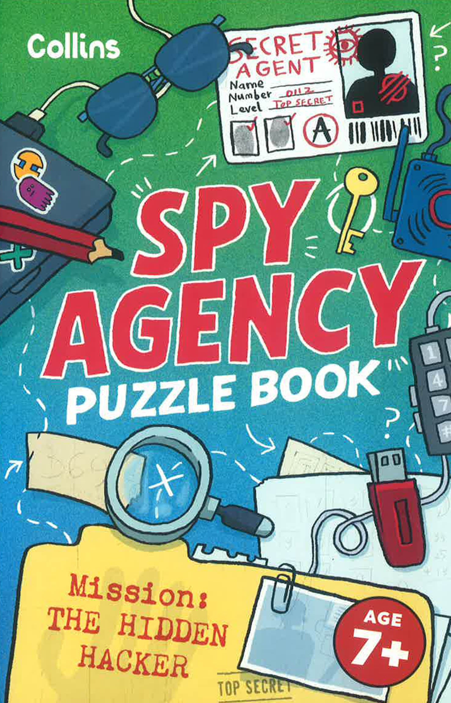 Collins Spy Agency Puzzle Book: The Hidden Hacker by Collins Kids – book cover