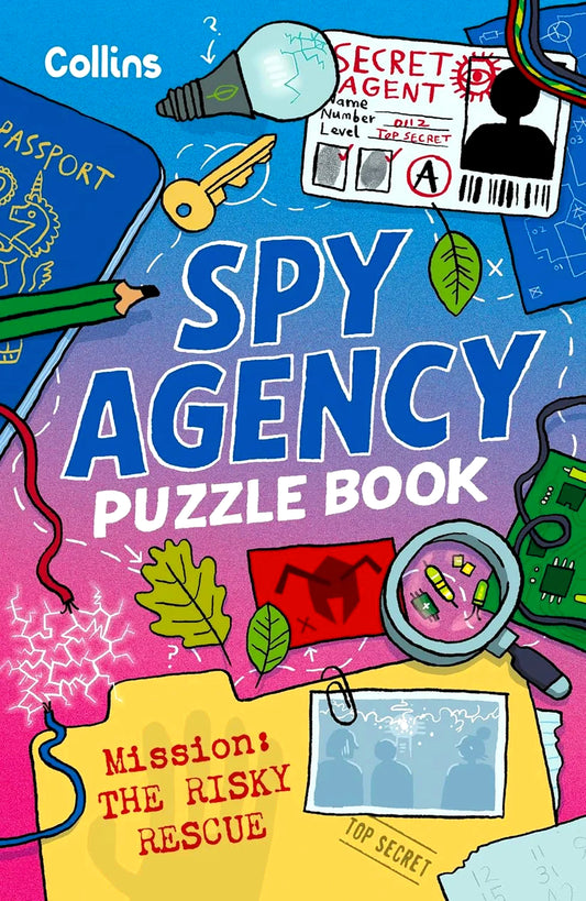Collins Spy Agency Puzzle Book: Risky Rescue