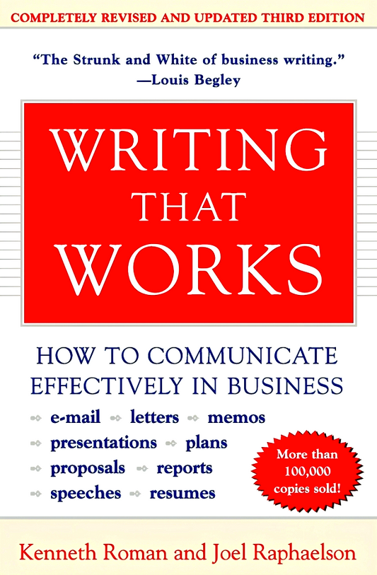 Writing That Works, 3rd Edition