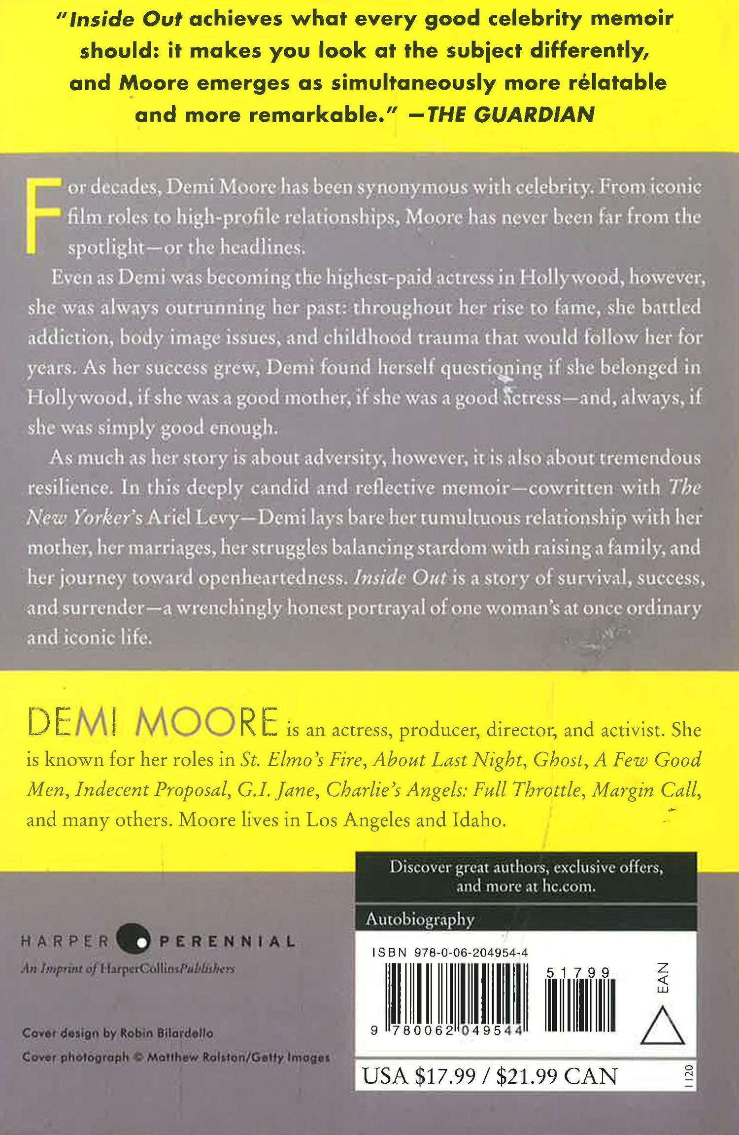 Inside Out A Memoir BookXcess