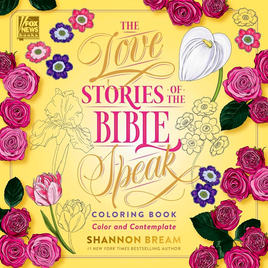 The Love Stories of the Bible Speak Coloring Book: Color and Contemplate