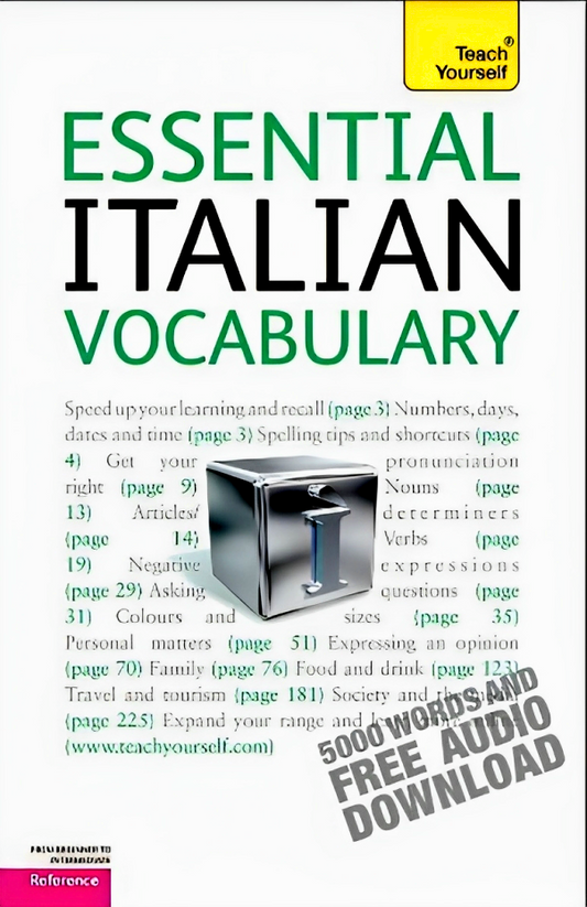 Essential Italian Vocabulary: A Teach Yourself Guide