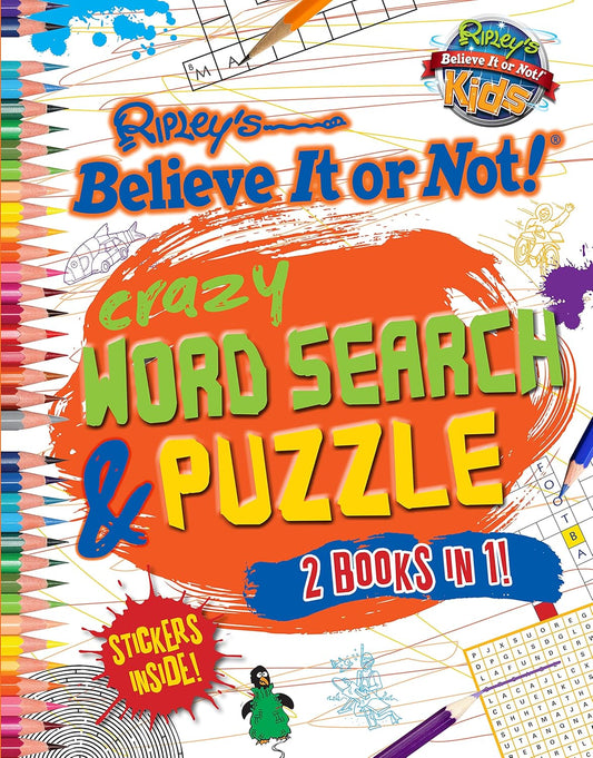 Ripley'S Awesome Crazy Word Search And Puzzle [2 Books In 1]
