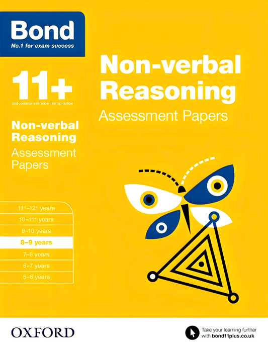 Bond 11+: Non-Verbal Reasoning: Assessment Papers : 8-9 Years